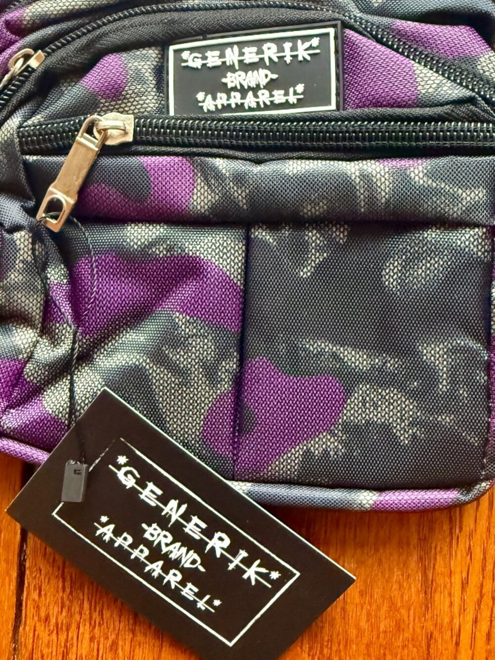 Purple Camouflage FANNY PACK - GENERIK Brand Apparel Camo